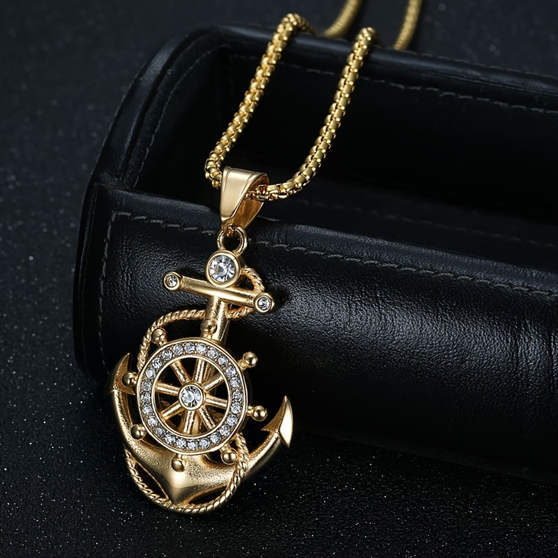 Battle Rope Anchor - A Necklace Themed Around The Ocean,