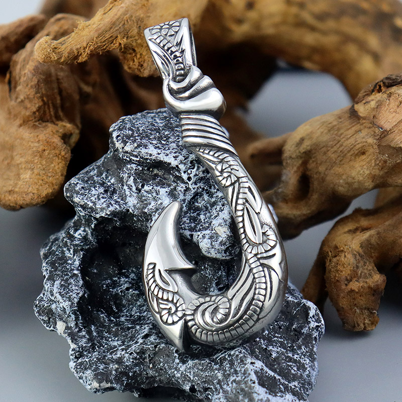 Battle Rope Anchor - Maui Magic Fish Hook Necklace Pendant