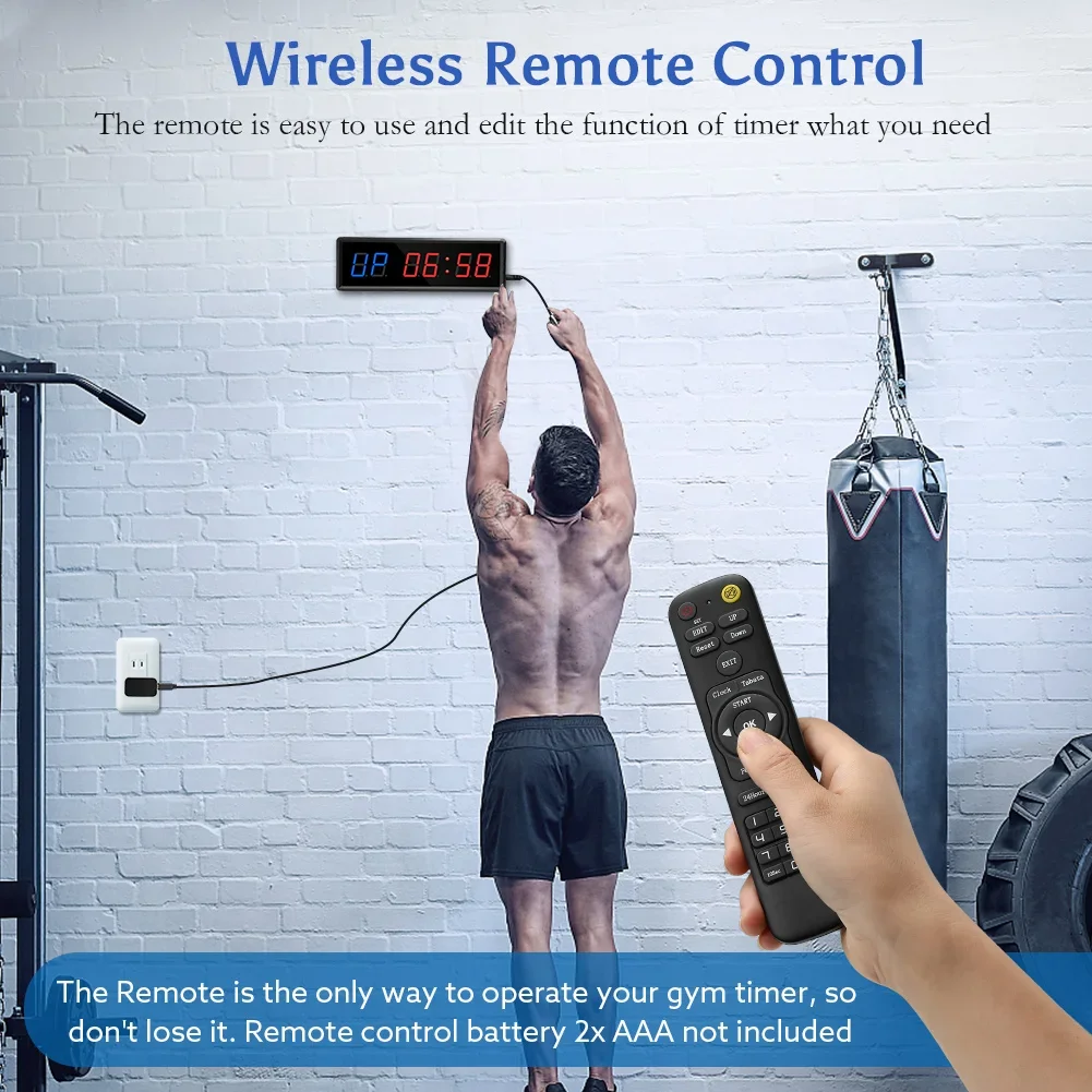 Digital Countdown Clock Stopwa - Crossfit No Equipment ulasan dan harga