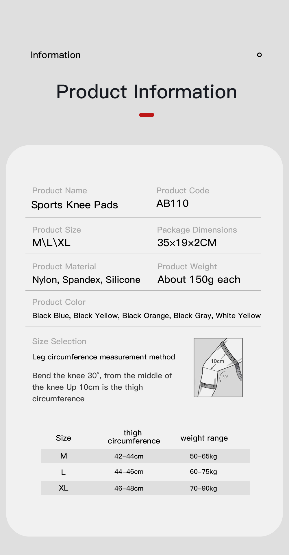 VILICO Sports Knee Pads, shock - Knee Sleeve Pair ulasan dan harga