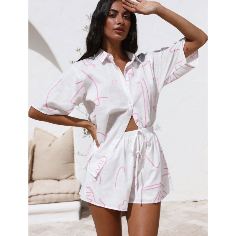 Women Fashion Printed 2-Piece  - Knee Sleeve Pair ulasan dan harga
