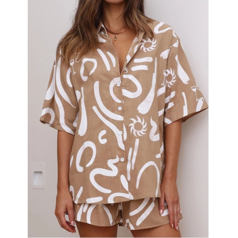 Women Fashion Printed 2-Piece  - Knee Sleeve Pair ulasan dan harga