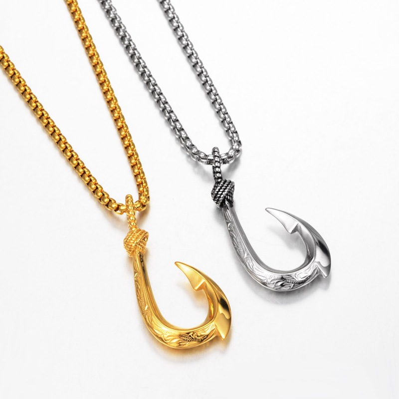 Maui Magic Fish Hook Necklace  - Battle Rope Anchor ulasan dan harga
