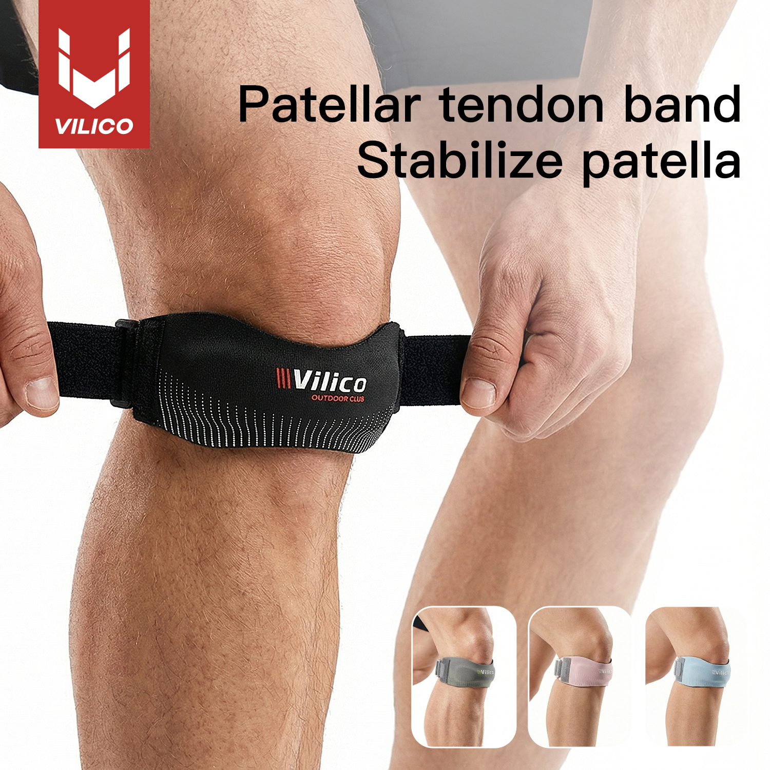 1pc VILICO Patellar Strap, Kne - Knee Sleeve Pair ulasan dan harga