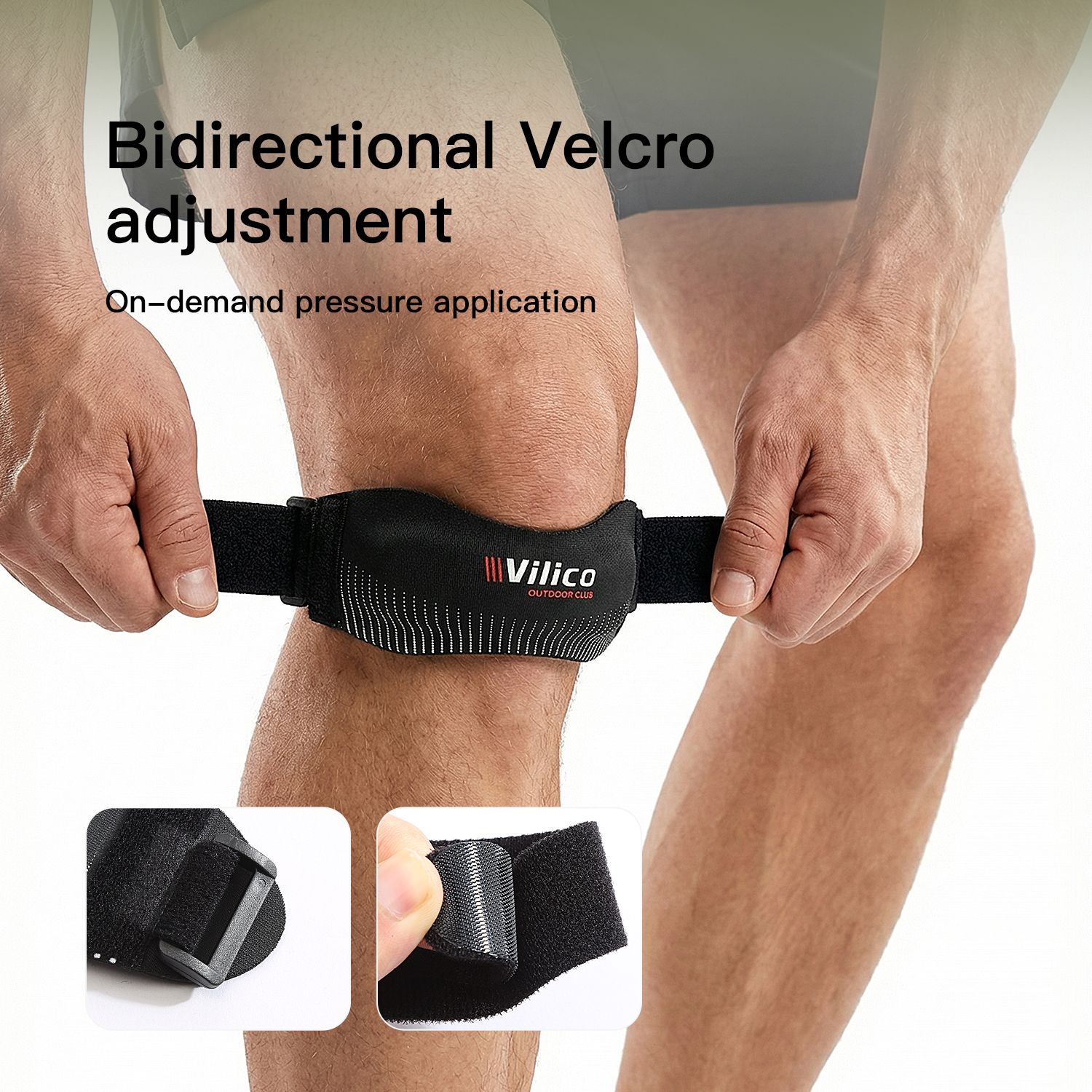 1pc VILICO Patellar Strap, Kne - Knee Sleeve Pair ulasan dan harga