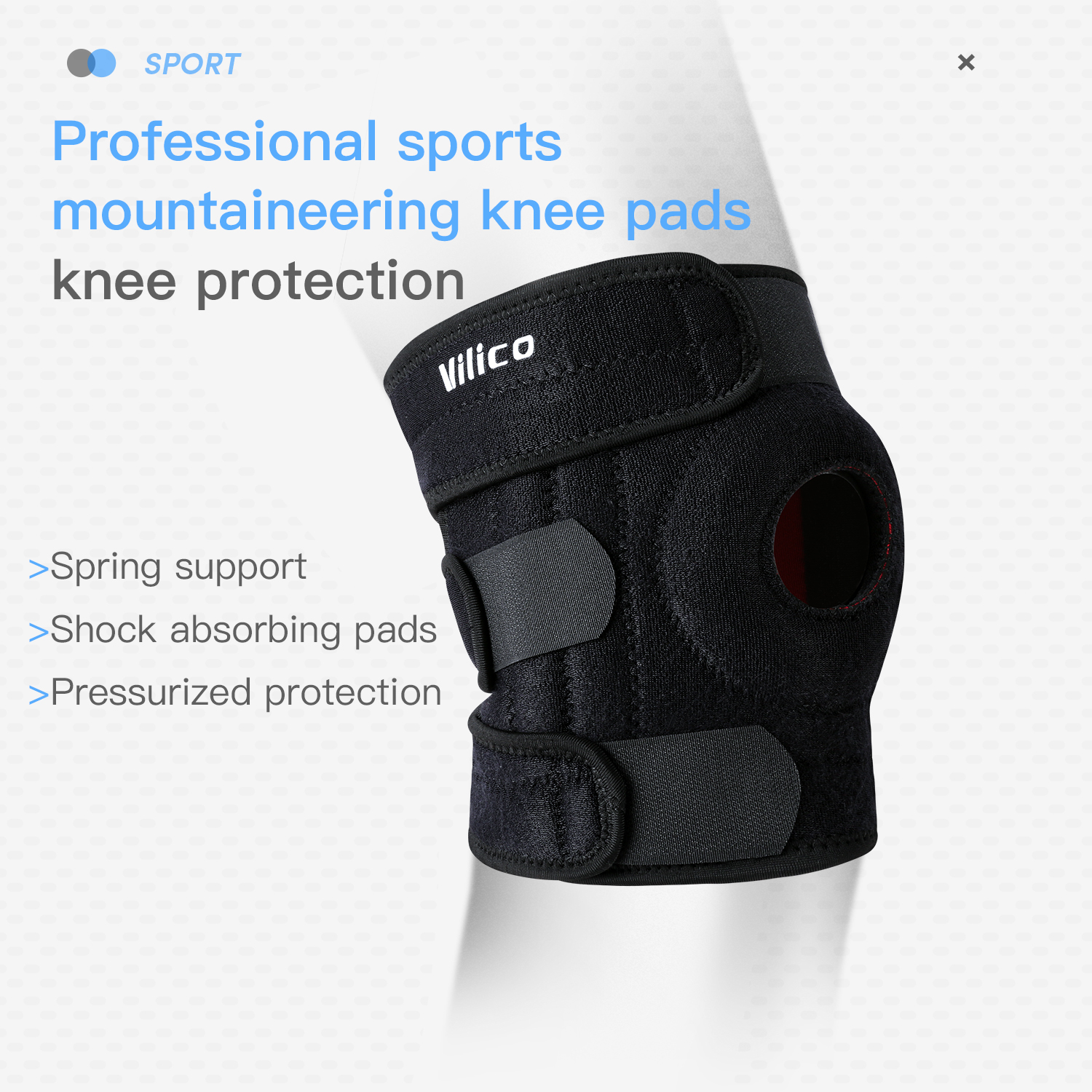 Knee Brace with Side Stabilize - Knee Sleeve Pair ulasan dan harga