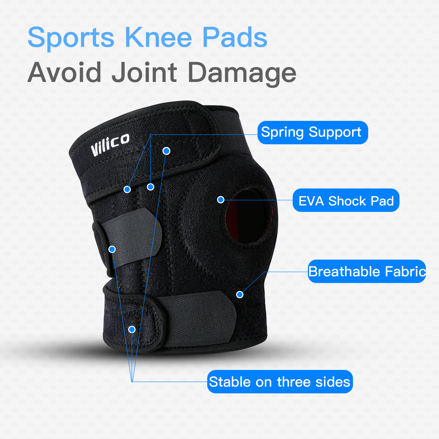 Knee Brace with Side Stabilize - Knee Sleeve Pair ulasan dan harga