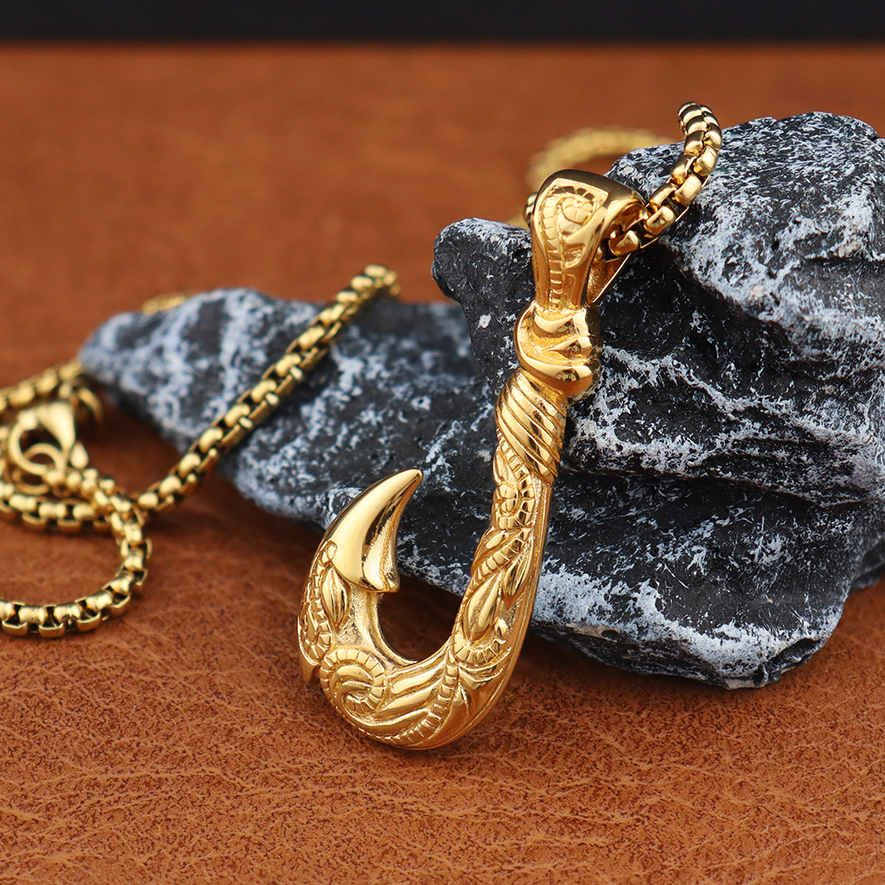 Maui Magic Fish Hook Necklace  - Battle Rope Anchor ulasan dan harga