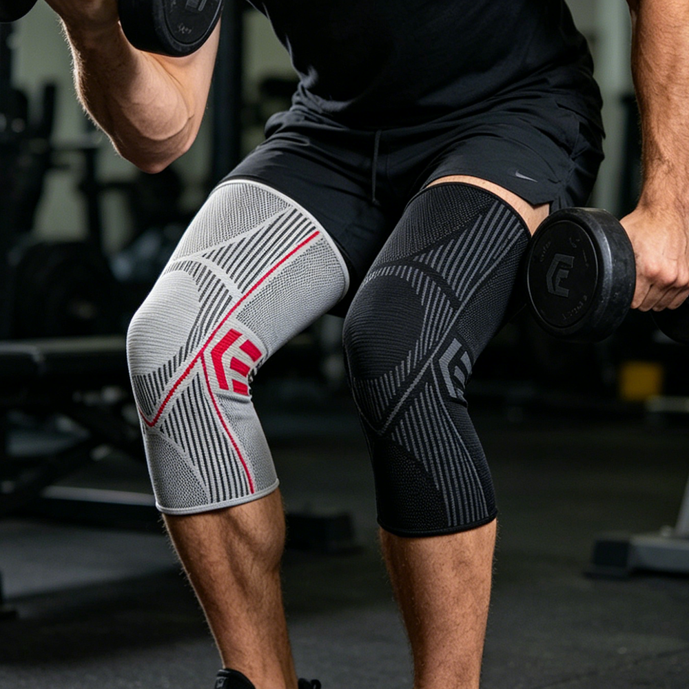 Anti Slip Silicone Knee Brace, - Knee Sleeve Pair ulasan dan harga